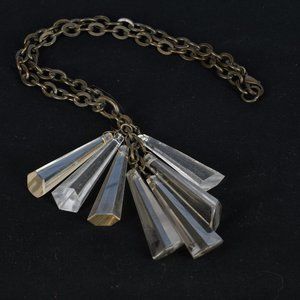 Anthropologie Crystal Necklace